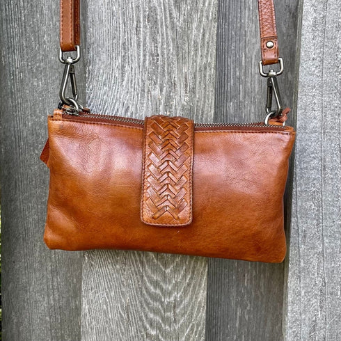 Malabar Crossbody - Latico - Cognac